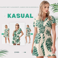 Kenna | stylischer Strampler mit floralem Tupfenmuster