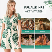 Kenna | stylischer Strampler mit floralem Tupfenmuster