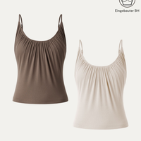 Elouise | elegantes 2-teiliges Set mit Spaghettiträger-Top