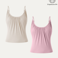 Elouise | elegantes 2-teiliges Set mit Spaghettiträger-Top