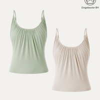 Elouise | elegantes 2-teiliges Set mit Spaghettiträger-Top