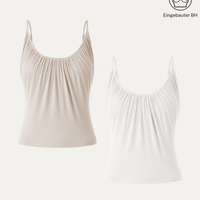 Elouise | elegantes 2-teiliges Set mit Spaghettiträger-Top