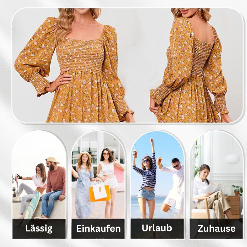 Nica | Damenkleid im eleganten floralen Muster