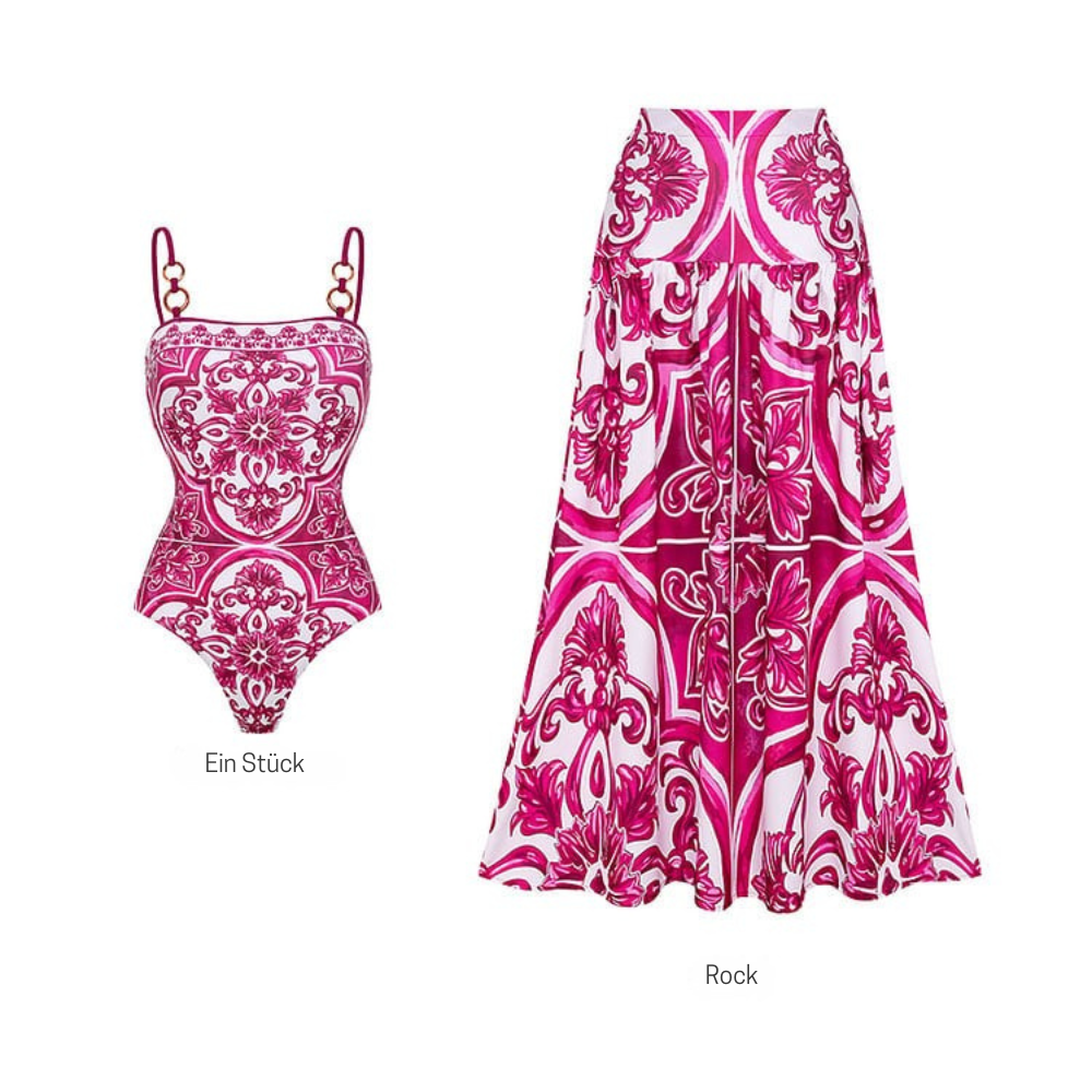 Nina | Trendiges zweiteiliges Badeanzug-Set für Damen