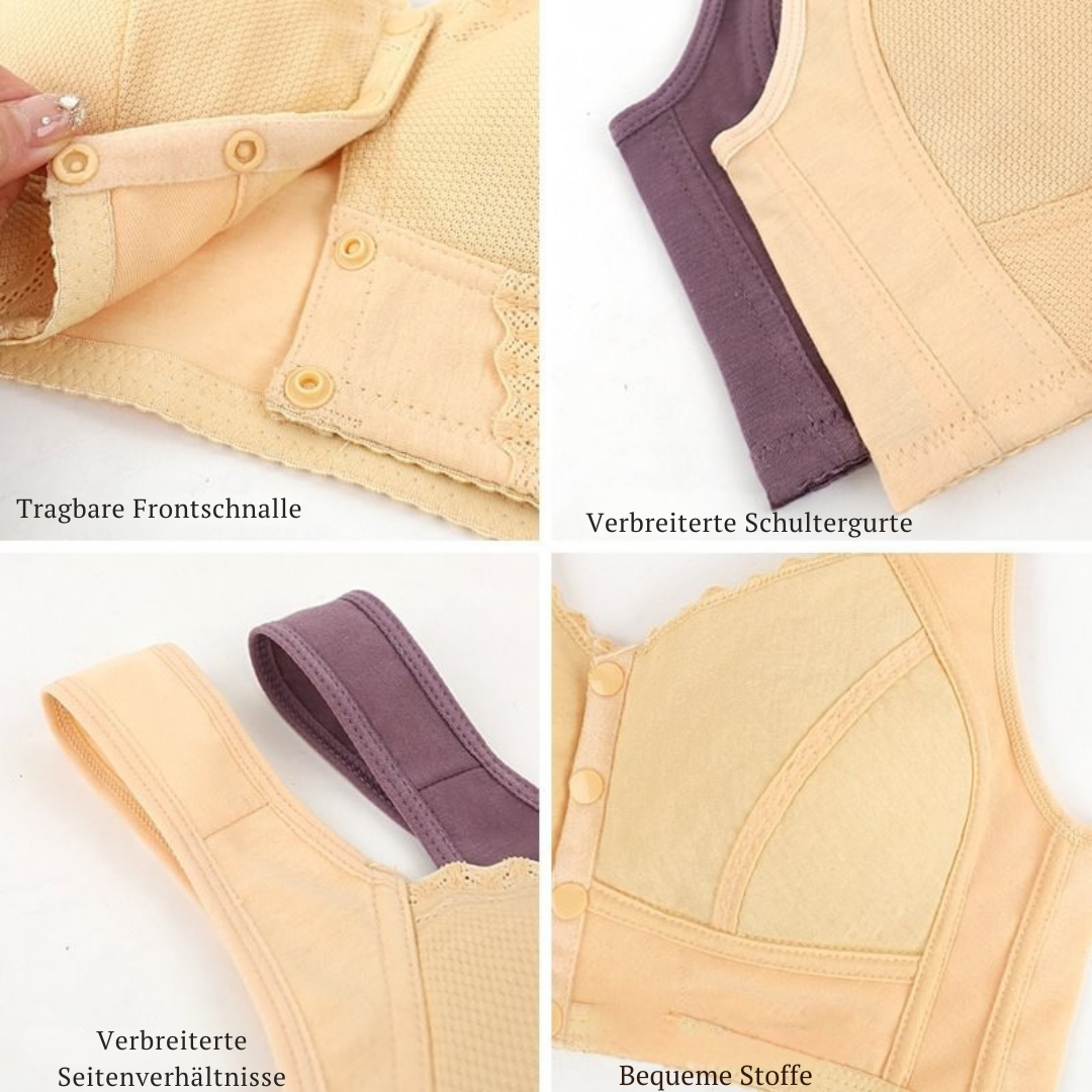 Amiyah™ | Atmungsaktiver Plus-Size Damen-BH mit Frontverschluss