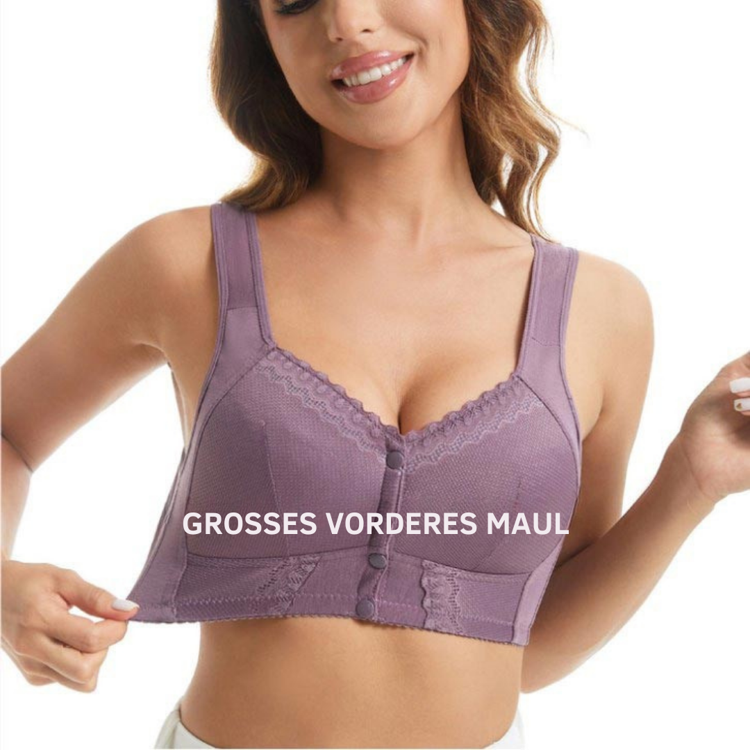 Amiyah™ | Atmungsaktiver Plus-Size Damen-BH mit Frontverschluss