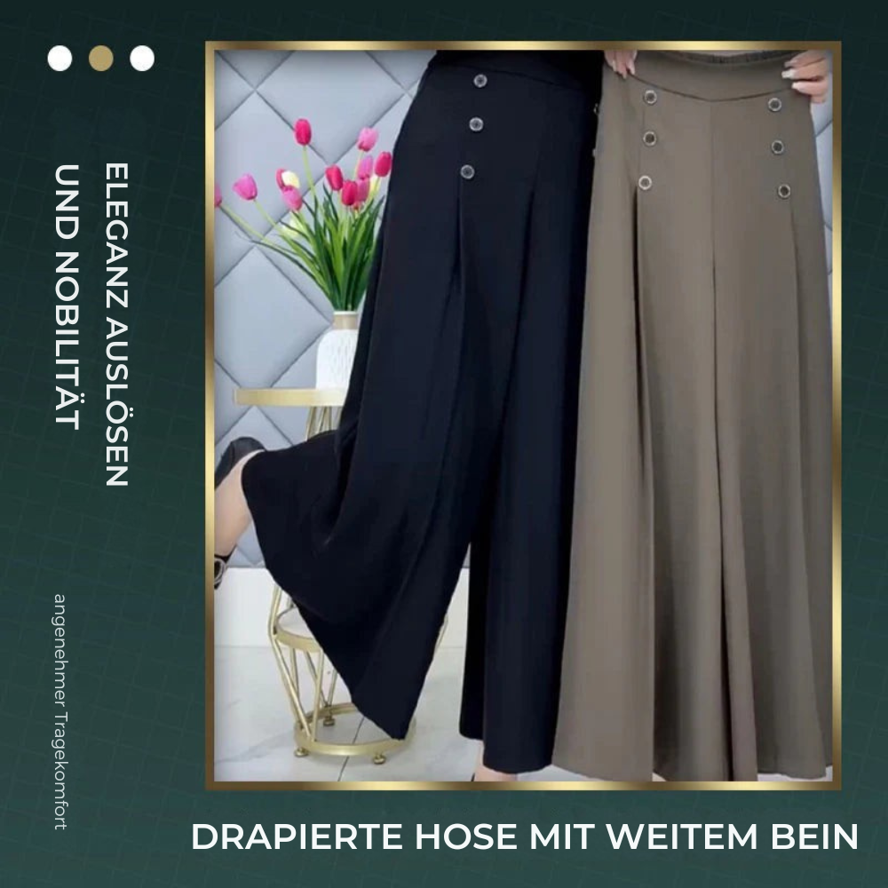Bonnie | Elegante Faltenhose für Damen