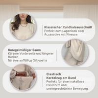 Charity | Lässiges Set aus Top und Hose mit weitem Schnitt