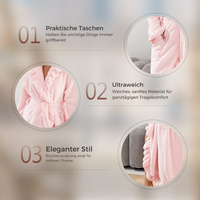 Blaire | Damen-Bademantel, weich & gemütlich