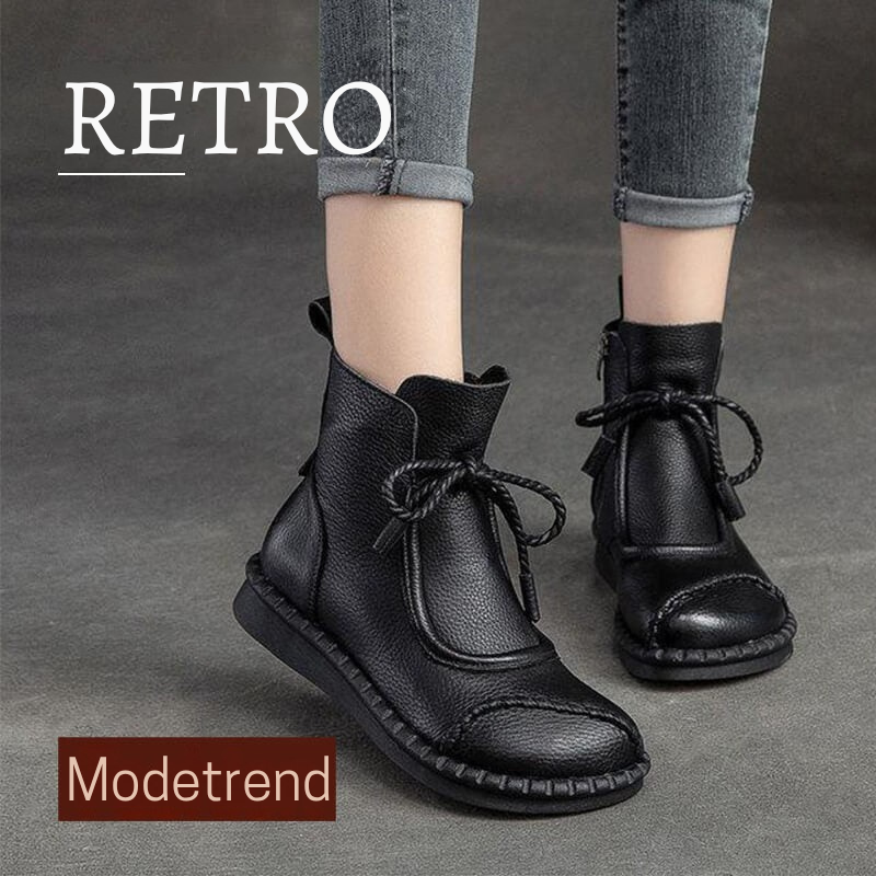 Zitta | Modische Damenstiefeletten, Vintage-Leder & stilvoll