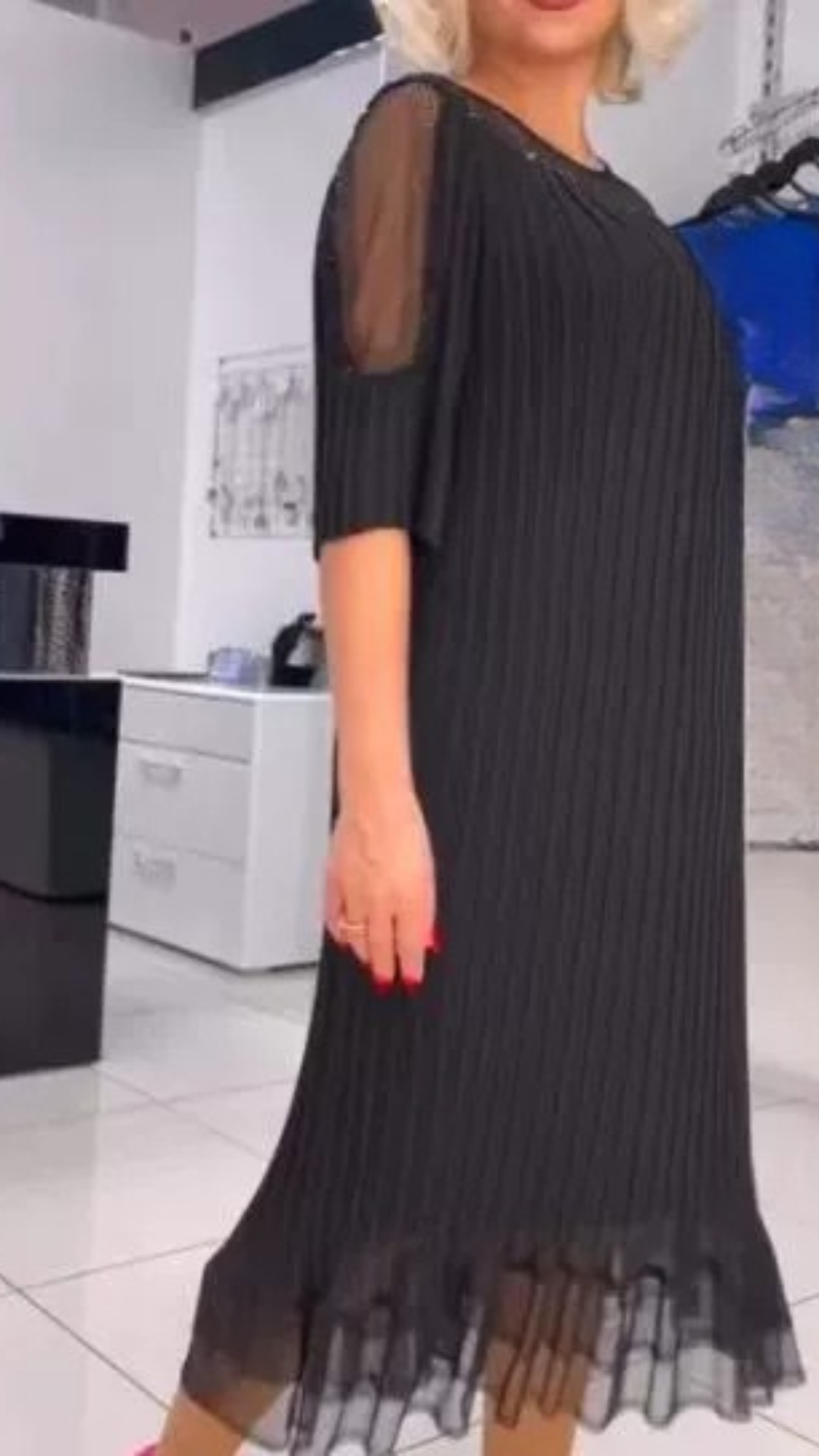 Dessie | Stilvolles Chiffonkleid für den Frühling