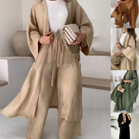 Aubree | Lässiges zweiteiliges Set im Falten-Kimono-Stil