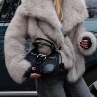 Melodie™ – Warmer Kunstpelz-Mantel