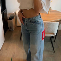 Sabela | Stylische Patch-Jeans