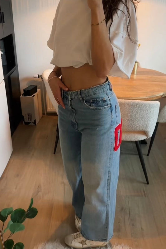 Sabela | Stylische Patch-Jeans