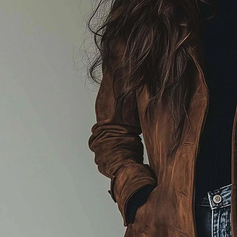 Grete | Eleganter langer Mantel