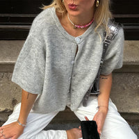 Mycah | Kurzärmelige Strickjacke