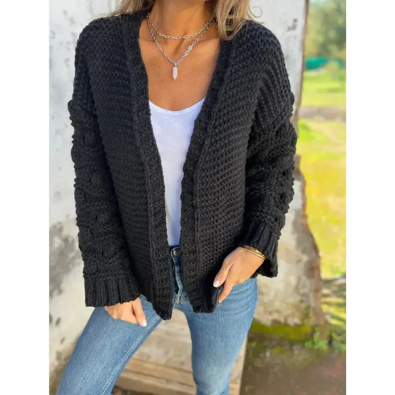 Zara™ | Strick-Cardigan mit V-Ausschnitt