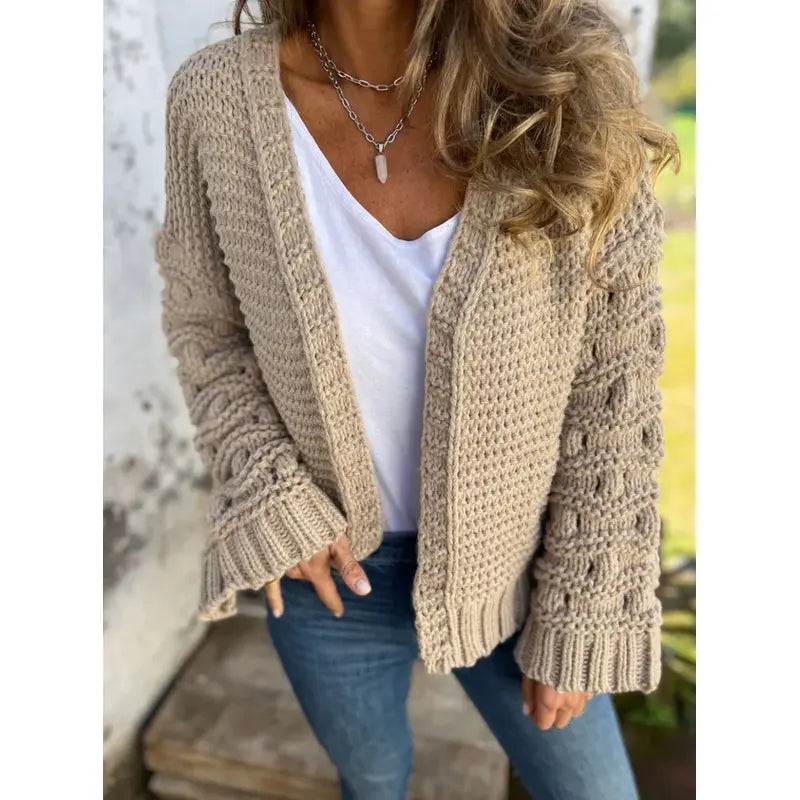 Zara™ | Strick-Cardigan mit V-Ausschnitt