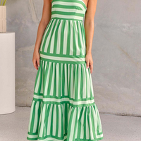 Natalia | Lässiges Sommerkleid mit Streifenmuster