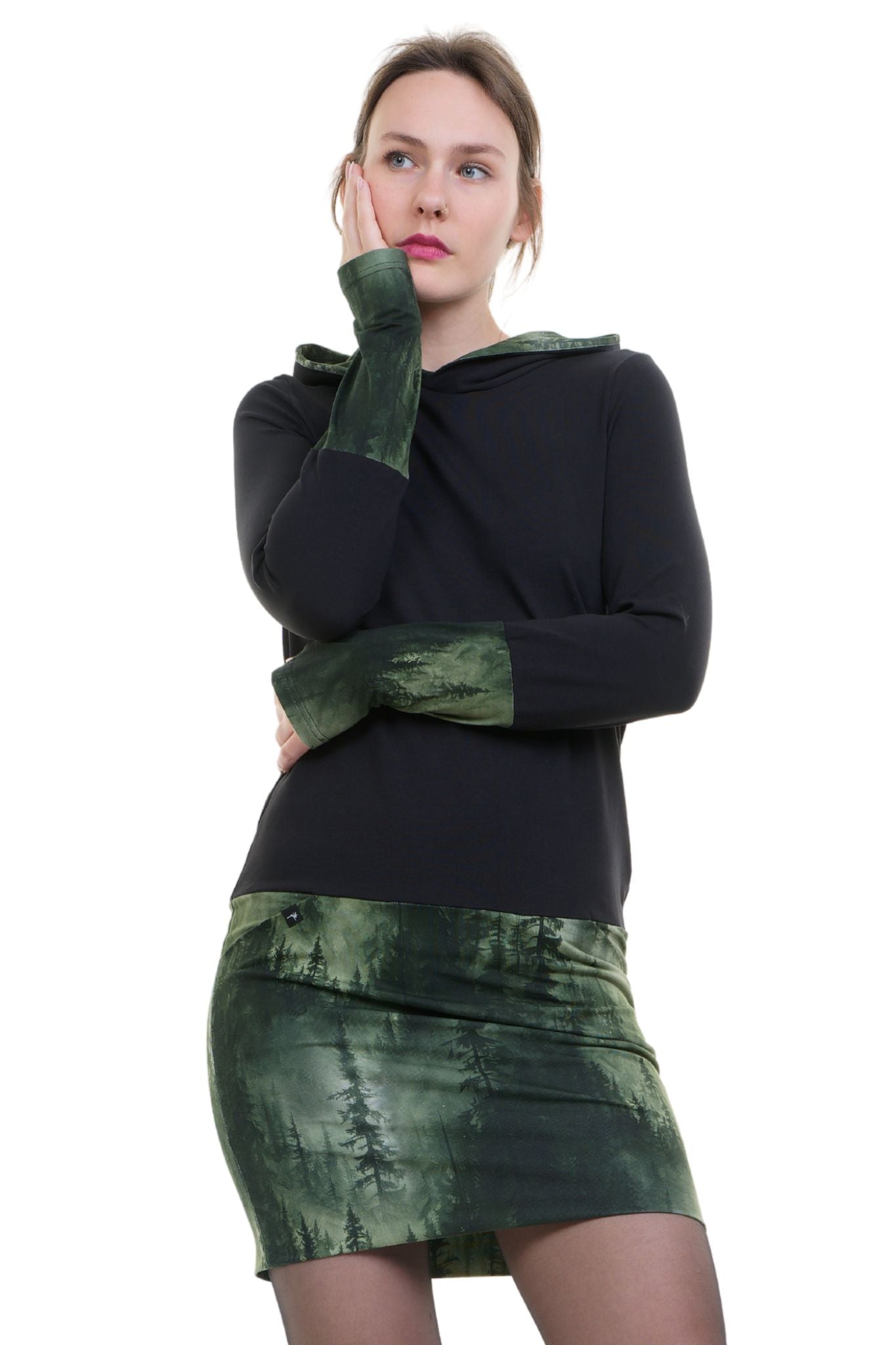 Shiara | Hoodie-Kleid Winterzauber