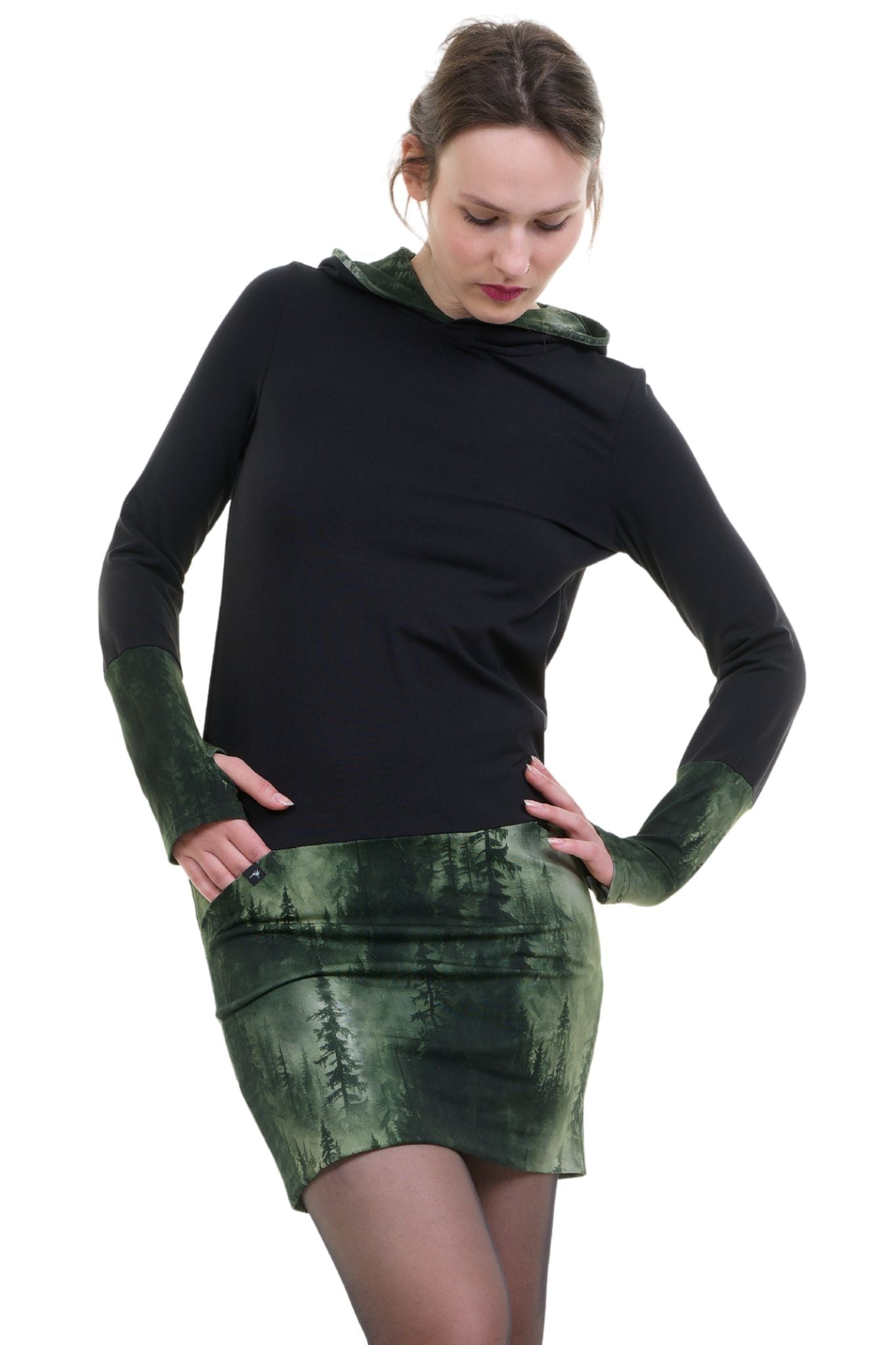 Shiara | Hoodie-Kleid Winterzauber