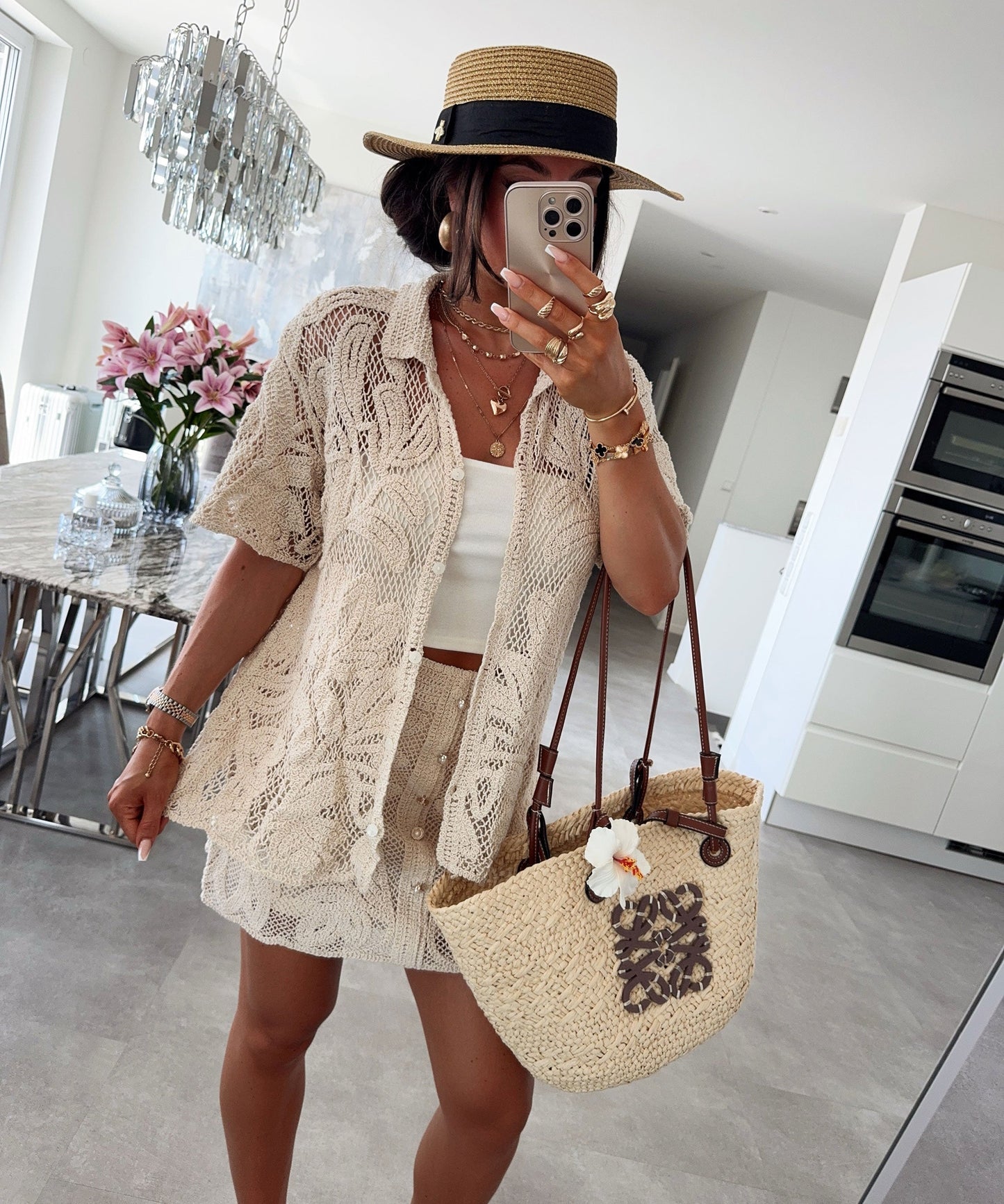 Elaina™ | Stylische Damen-Häkelbluse im Boho-Look