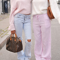 Freja™ | Elegante Streifenhose in Pink