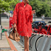 Emilia | feminines Midikleid aus feiner Spitze