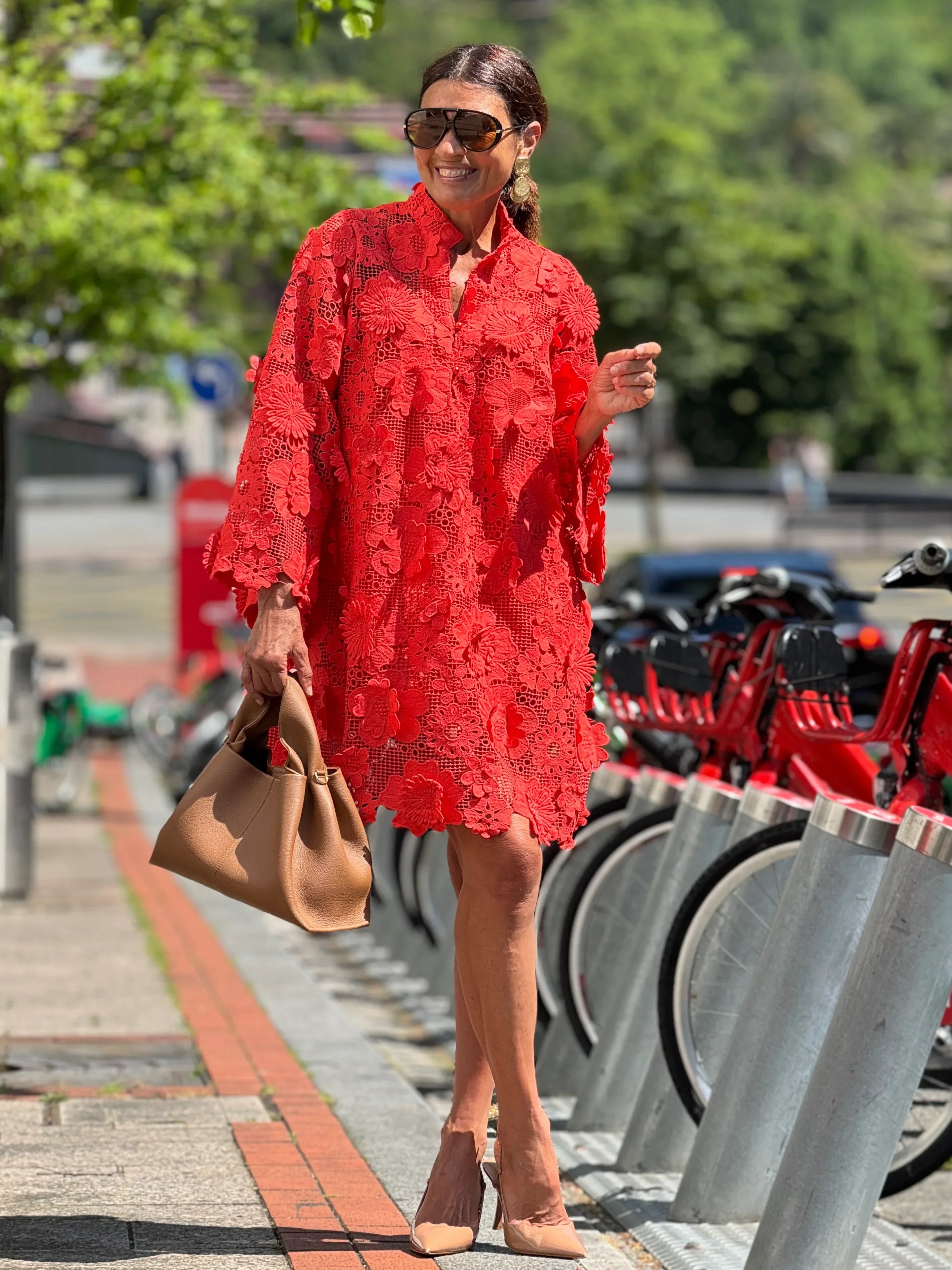 Emilia | feminines Midikleid aus feiner Spitze