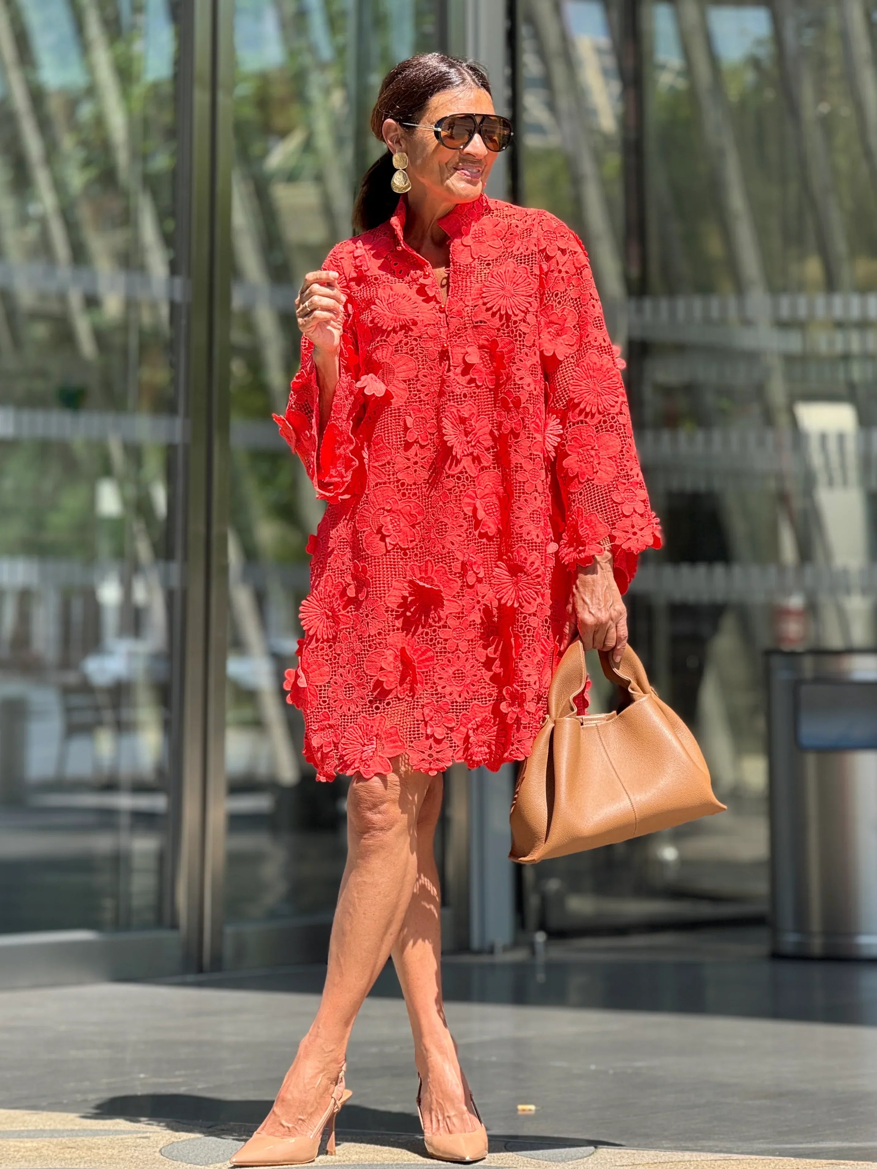 Emilia | feminines Midikleid aus feiner Spitze