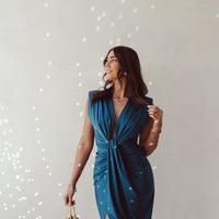 Naya | stilvolles Kleid in edlem Petrol