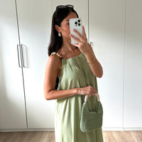 Selanie | Midikleid mit Perlen