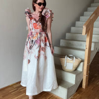 Ezra | elegantes Maxikleid für Damen