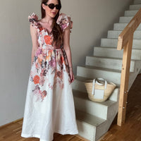 Ezra | elegantes Maxikleid für Damen