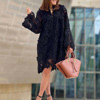 Emilia | feminines Midikleid aus feiner Spitze