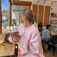 Beth | Oversize-Hüftpullover in Rosa