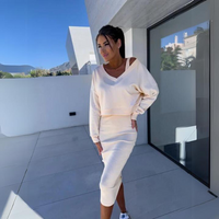 Adrianna | Stylisches Zweiteiler-Set mit Sweatshirt & Kleid