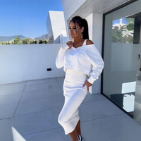 Adrianna | Stylisches Zweiteiler-Set mit Sweatshirt & Kleid