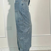 Georgie | Modische Hose mit Strass-Highlight