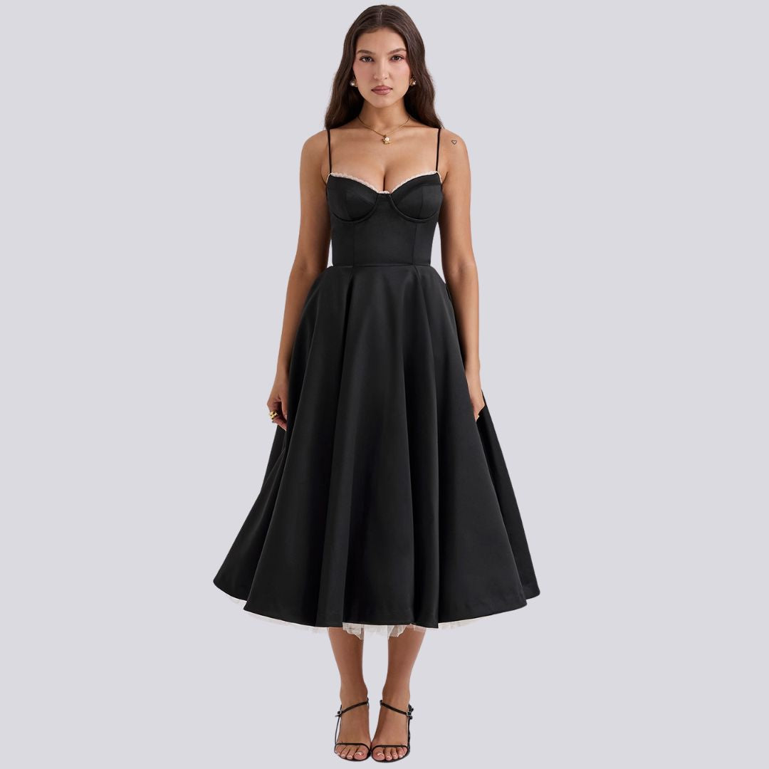 Laurhea | Feminines Maxikleid mit elegantem Schnitt