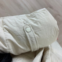 Amica | Lange Steppjacke mit hohem Kragen