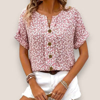 Maye | Geblümtes Button-Down Oberteil