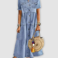 Lyla | stilvolles Jeanskleid, bequeme Passform.