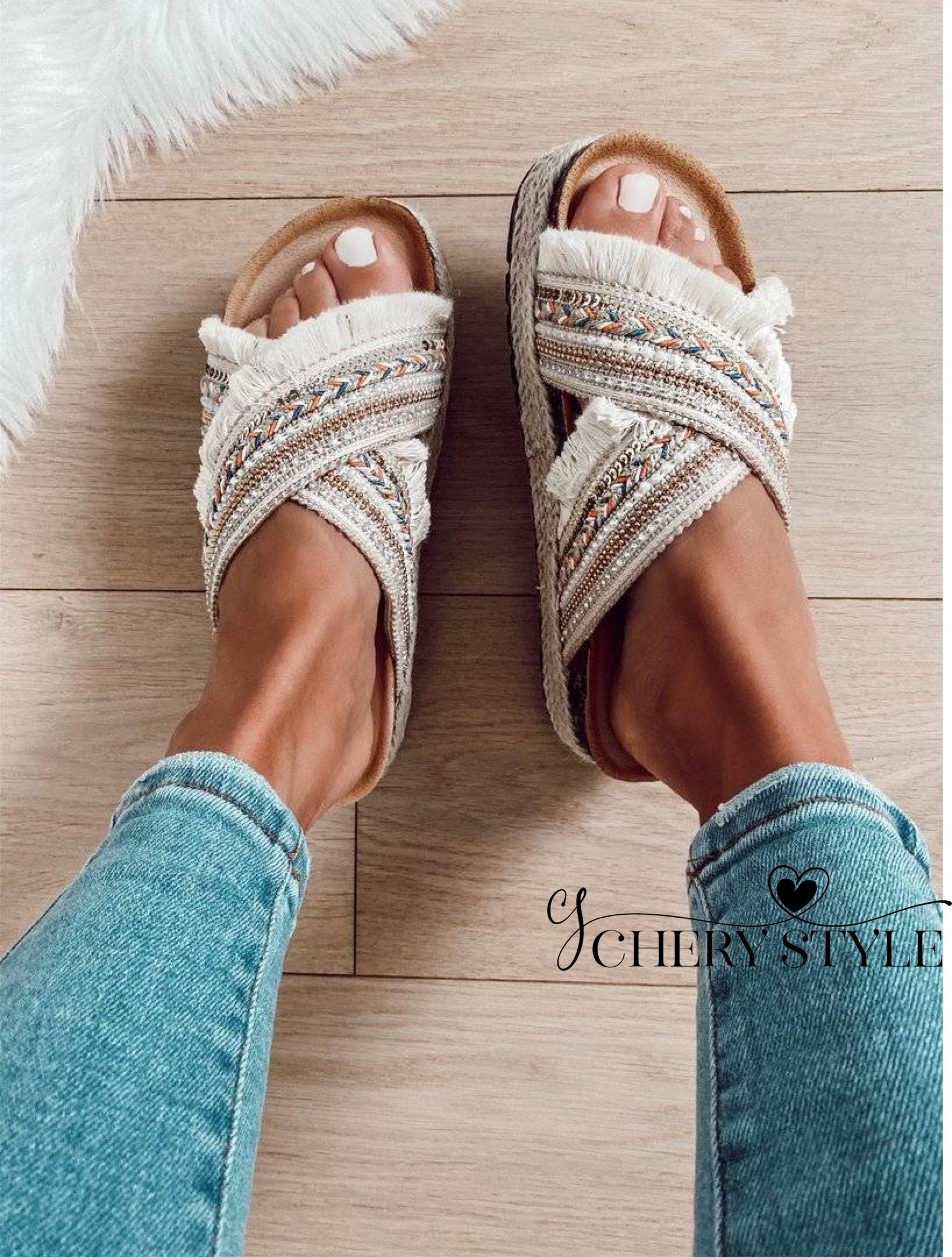 Lena | bequeme Damenpantoffeln