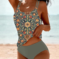 Corea | Stylischer Tankini mit modernem Druck für den Sommer