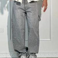 Georgie | Modische Hose mit Strass-Highlight