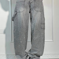 Georgie | Modische Hose mit Strass-Highlight