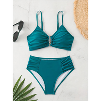 Zariah | Strahlendes goldenes Bikini-Set für Damen