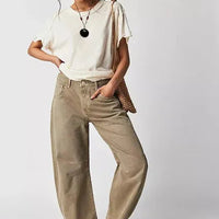 Clarise | Weite Damenjeans im Winterstil